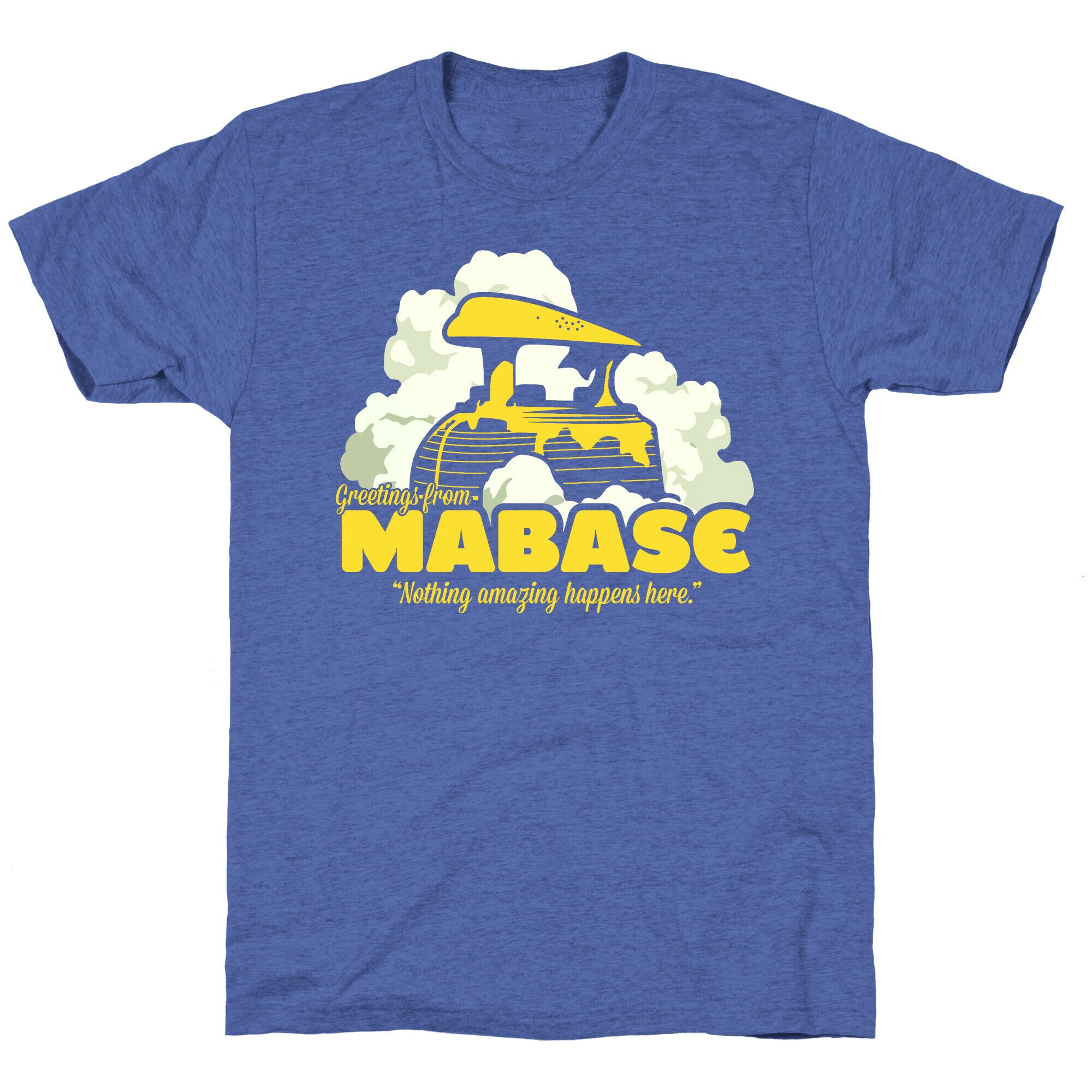 Greetings From Mabase Unisex Triblend Tee